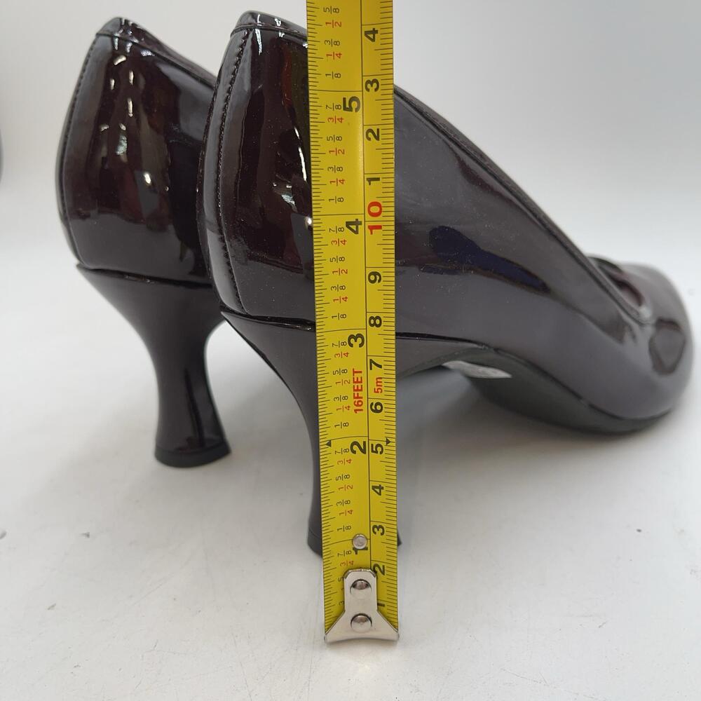 Clarks Katalayna West Shoes Womens Merlot Pointed Toe Kitten Pumps Size 10M - Picture 7 of 12